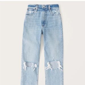 ultra high rise 90’s straight jean